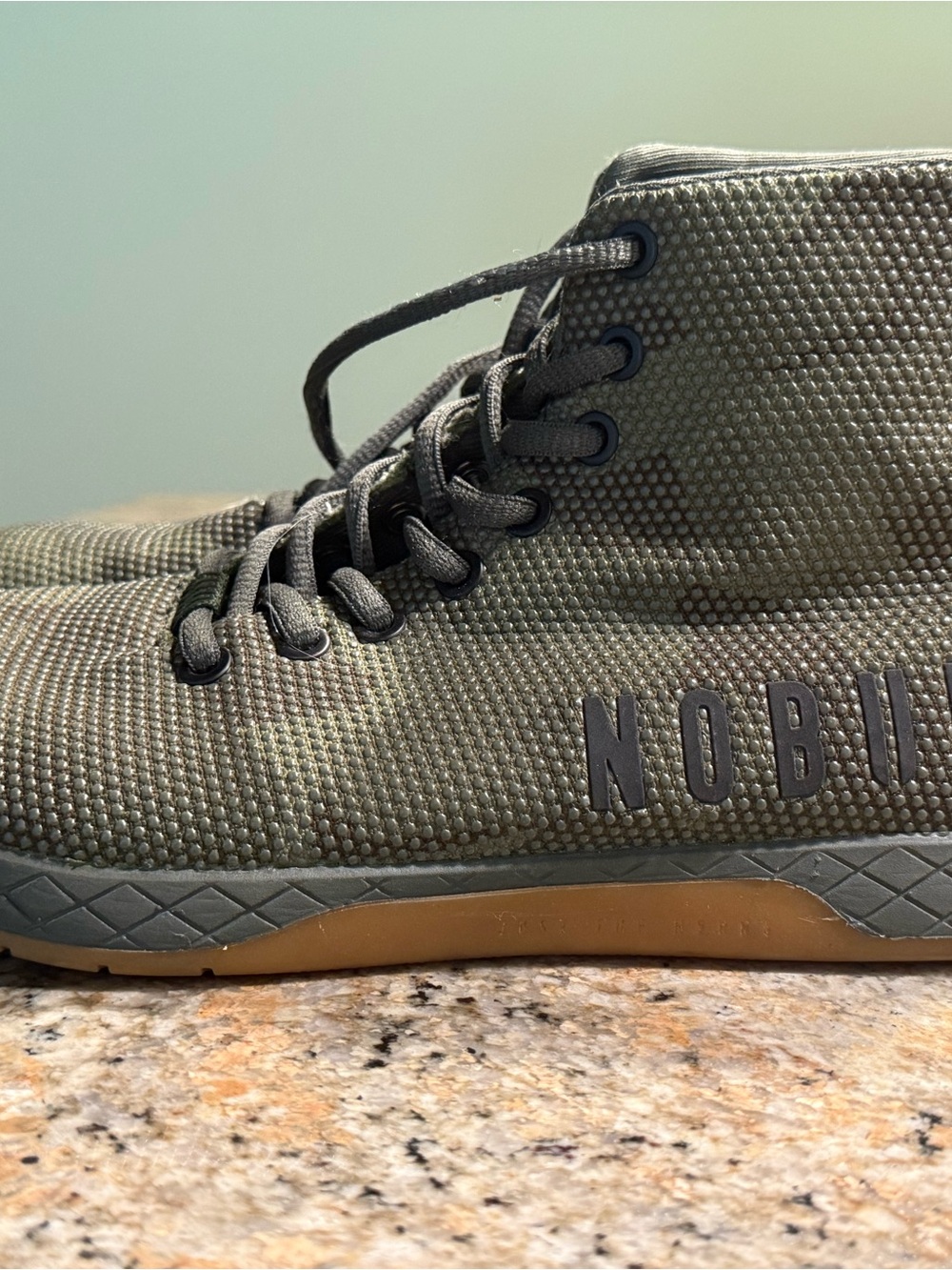 NOBULL Olive Green Chukka Boots with Gum Sole